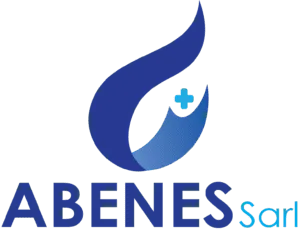 Logo officiel de Abenes, entreprise béninoise spécialisée dans la vente d’équipements médicaux de qualité