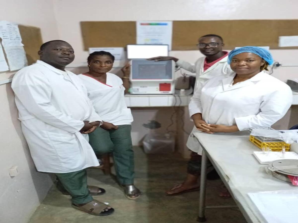 Installation d’un automate d’hématologie au CMS GARNISON OUIDAH